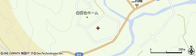 和歌山県田辺市中辺路町川合1893周辺の地図
