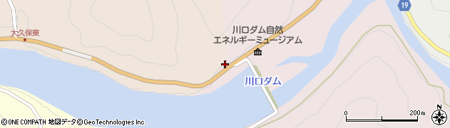 徳島県那賀町（那賀郡）大久保（草井谷）周辺の地図