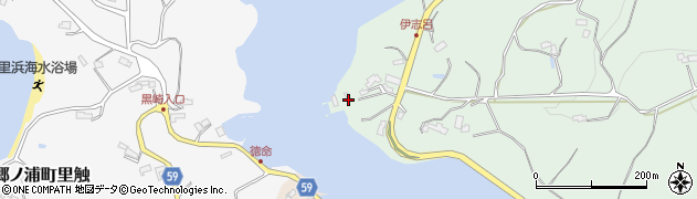 長崎県壱岐市勝本町立石西触673周辺の地図