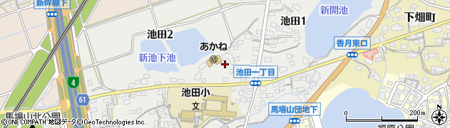 福岡県北九州市八幡西区池田周辺の地図