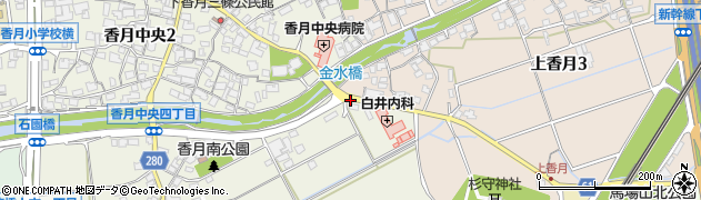 錦水橋周辺の地図