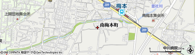 愛媛県松山市南梅本町1200周辺の地図