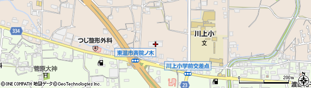 田井能自動車周辺の地図