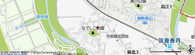 福岡県北九州市八幡西区楠北周辺の地図