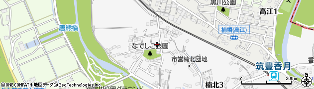 福岡県北九州市八幡西区楠北周辺の地図