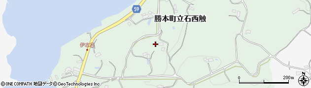 長崎県壱岐市勝本町立石西触580周辺の地図