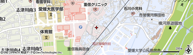 愛媛県東温市志津川267周辺の地図