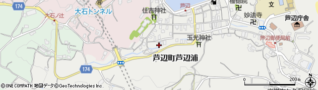 長崎県壱岐市芦辺町芦辺浦168周辺の地図