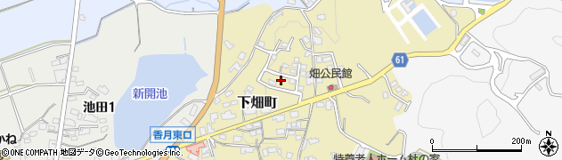 福岡県北九州市八幡西区下畑町周辺の地図