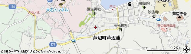 長崎県壱岐市芦辺町芦辺浦166周辺の地図