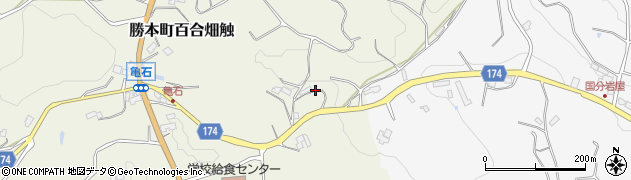 長崎県壱岐市勝本町百合畑触945周辺の地図