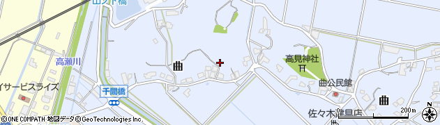 福岡県宗像市曲周辺の地図