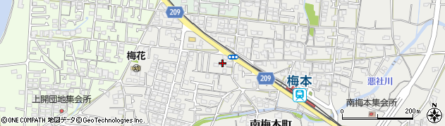 愛媛県松山市南梅本町926周辺の地図