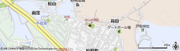 松原公園周辺の地図