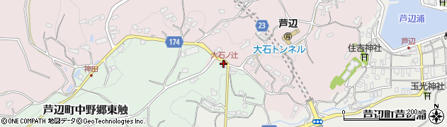大石ノ辻周辺の地図
