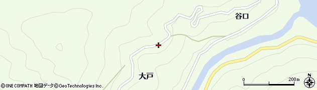 徳島県那賀郡那賀町大戸森ノ下モ周辺の地図