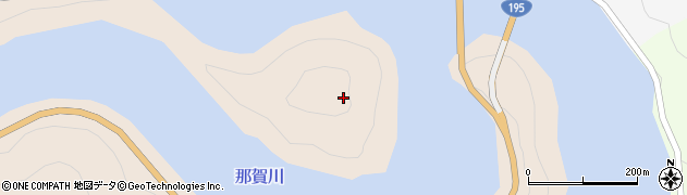 徳島県那賀町（那賀郡）平谷（カヅラ谷）周辺の地図