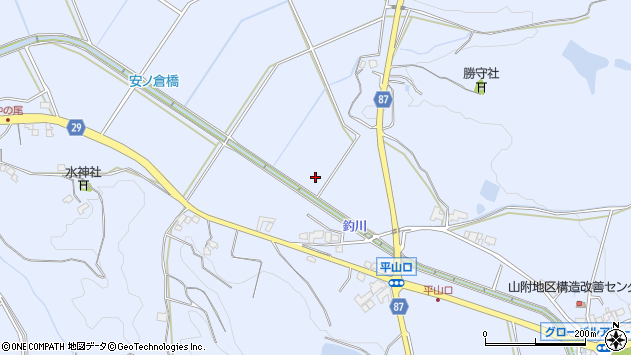 〒811-4153 福岡県宗像市吉留の地図