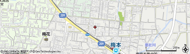 愛媛県松山市南梅本町860周辺の地図