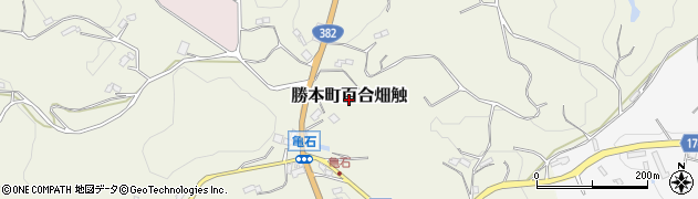 長崎県壱岐市勝本町百合畑触周辺の地図