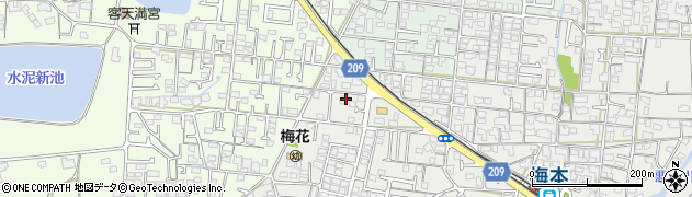 愛媛県松山市南梅本町912周辺の地図