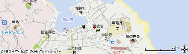 長崎県壱岐市芦辺町芦辺浦376周辺の地図