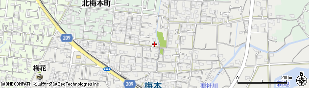 愛媛県松山市南梅本町700周辺の地図