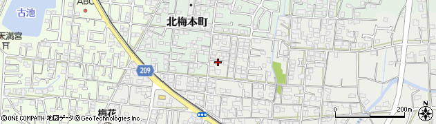 愛媛県松山市南梅本町718周辺の地図