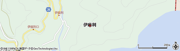 徳島県海部郡美波町伊座利周辺の地図