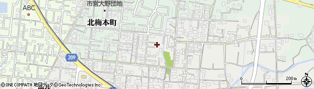 愛媛県松山市南梅本町695周辺の地図