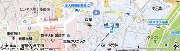 愛媛県東温市志津川210周辺の地図