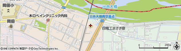 若鮎亭周辺の地図