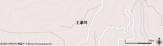 高知県土佐町（土佐郡）上津川周辺の地図