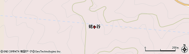 徳島県那賀町（那賀郡）大殿（姥ヶ谷）周辺の地図
