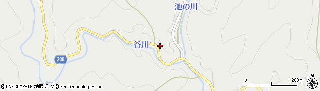 和歌山県田辺市秋津川3580-1周辺の地図