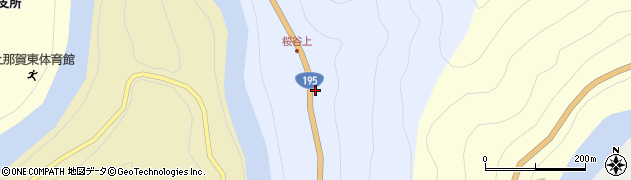 徳島県那賀町（那賀郡）桜谷（池ノ上）周辺の地図