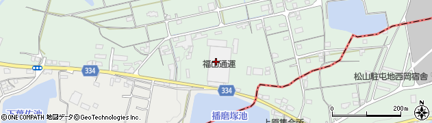 四国福山通運株式会社　松山東支店周辺の地図