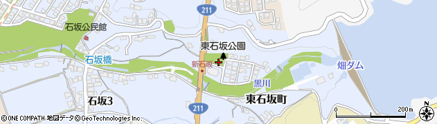 東石坂公園周辺の地図