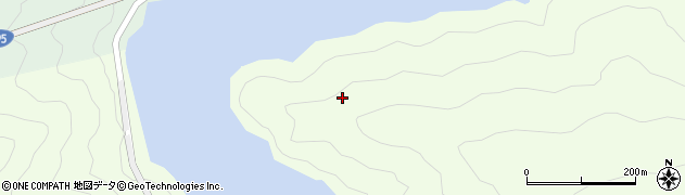 徳島県那賀町（那賀郡）大戸（北津丸）周辺の地図