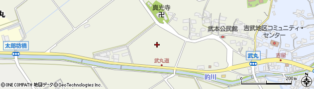 福岡県宗像市武丸周辺の地図