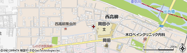 愛媛県伊予郡松前町西高柳217周辺の地図
