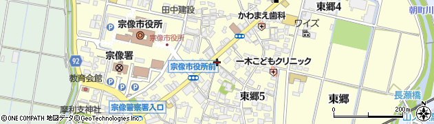 ファミリーマート宗像東郷五丁目店周辺の地図
