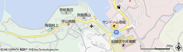 長崎県壱岐市勝本町湯本浦21周辺の地図