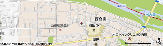 愛媛県伊予郡松前町西高柳214周辺の地図