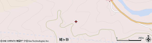 徳島県那賀町（那賀郡）大殿（下タ平）周辺の地図