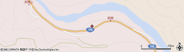徳島県那賀町（那賀郡）大殿（上川端）周辺の地図