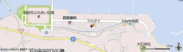 有限会社大川鯨屋　マルダイショッピングセンター周辺の地図