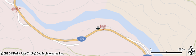 徳島県那賀町（那賀郡）大殿（下モ川端）周辺の地図