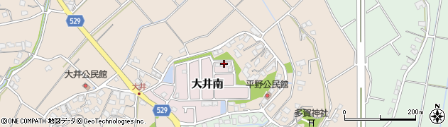 福岡県宗像市大井南6周辺の地図