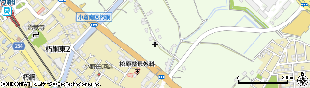 福岡県北九州市小倉南区朽網653周辺の地図